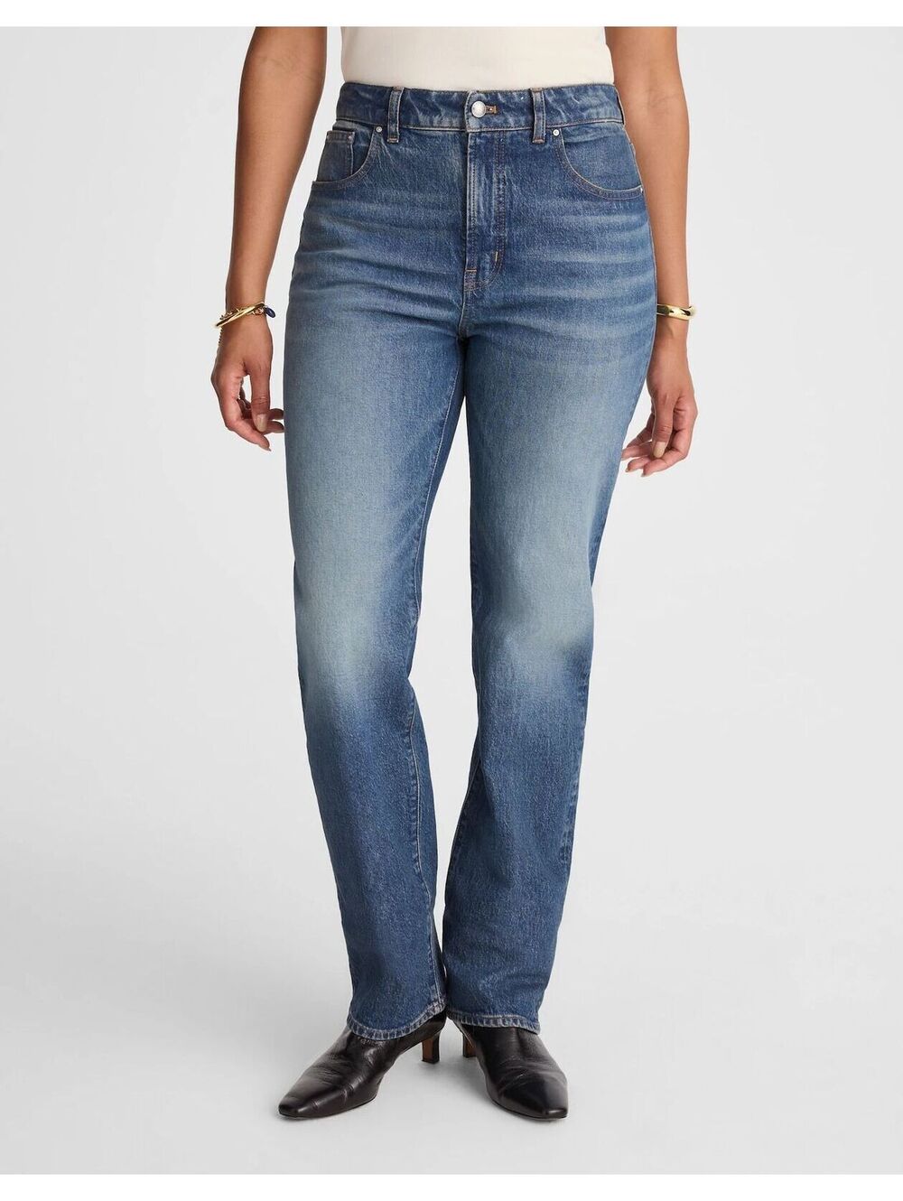 NWT Madewell The Curvy Longline Straight Jean - Size 27 - MSRP $148